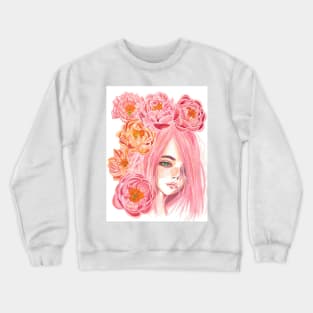 Peony Princess Crewneck Sweatshirt